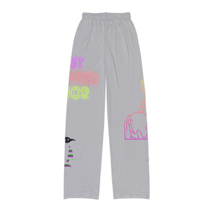 Kids Pajama Pants: Bowling Lite Grey