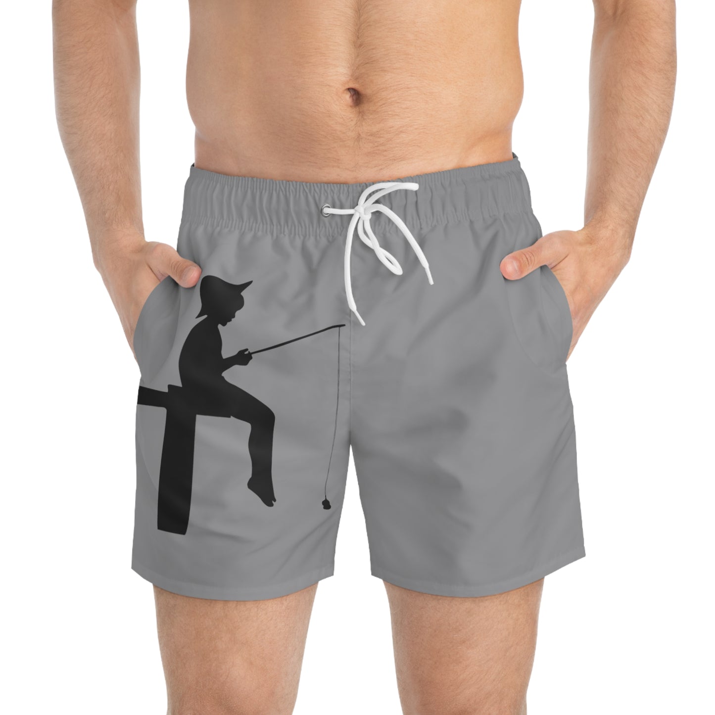 Swim Trunks: Fishing Grey