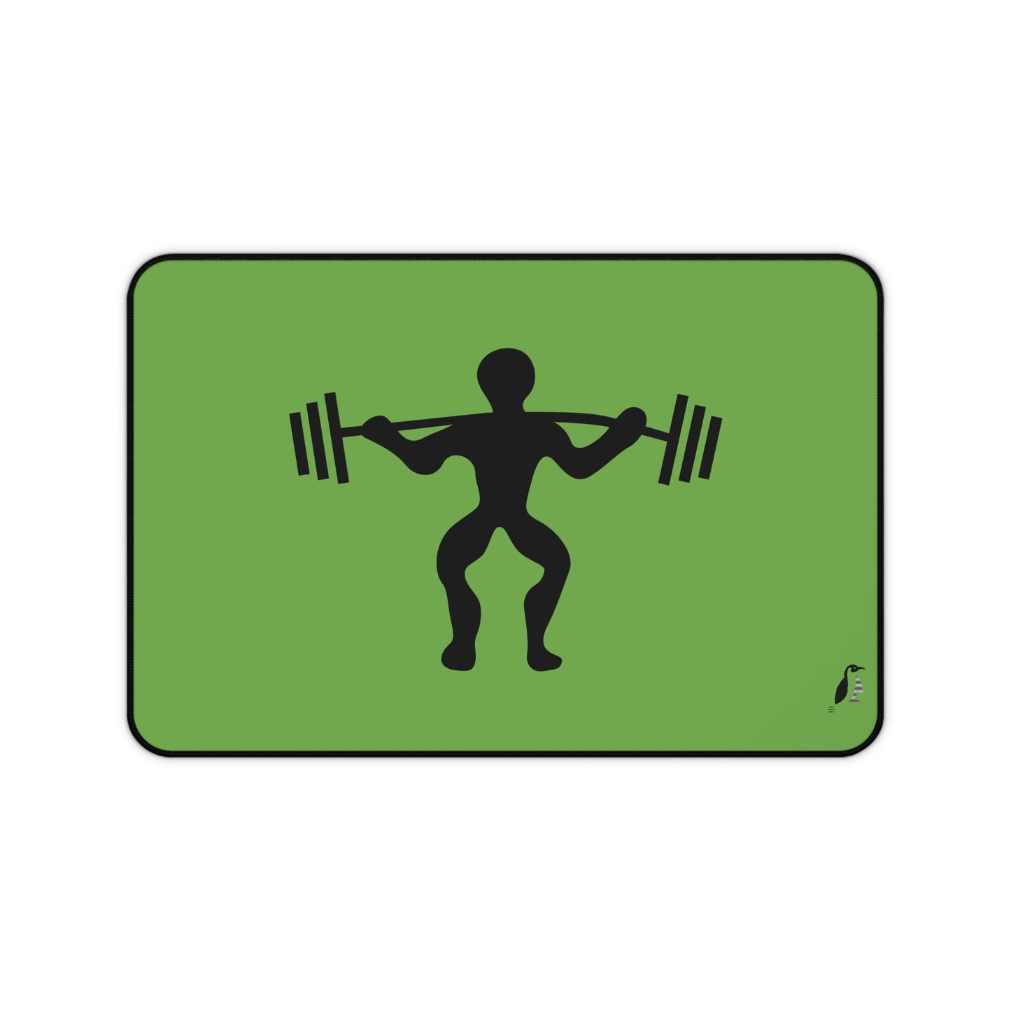 Desk Mat: Weightlifting Green