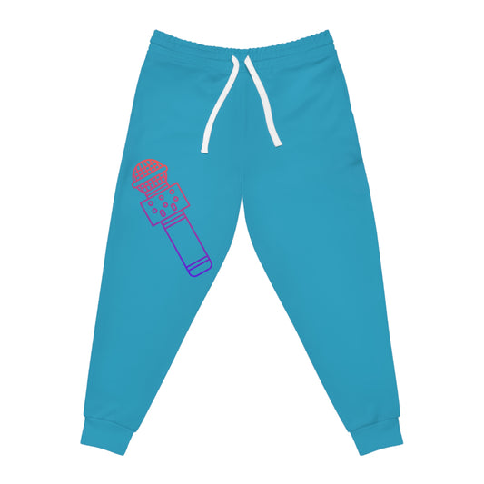 Athletic Joggers: Music Turquoise