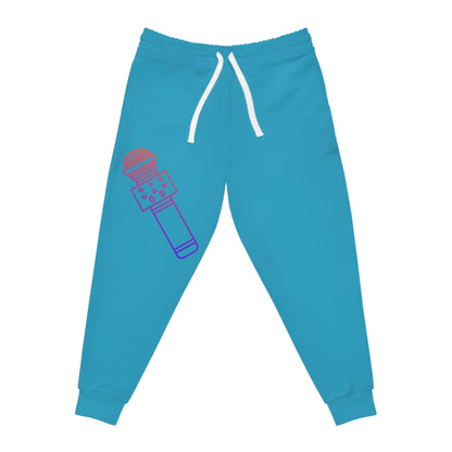 Athletic Joggers: Music Turquoise