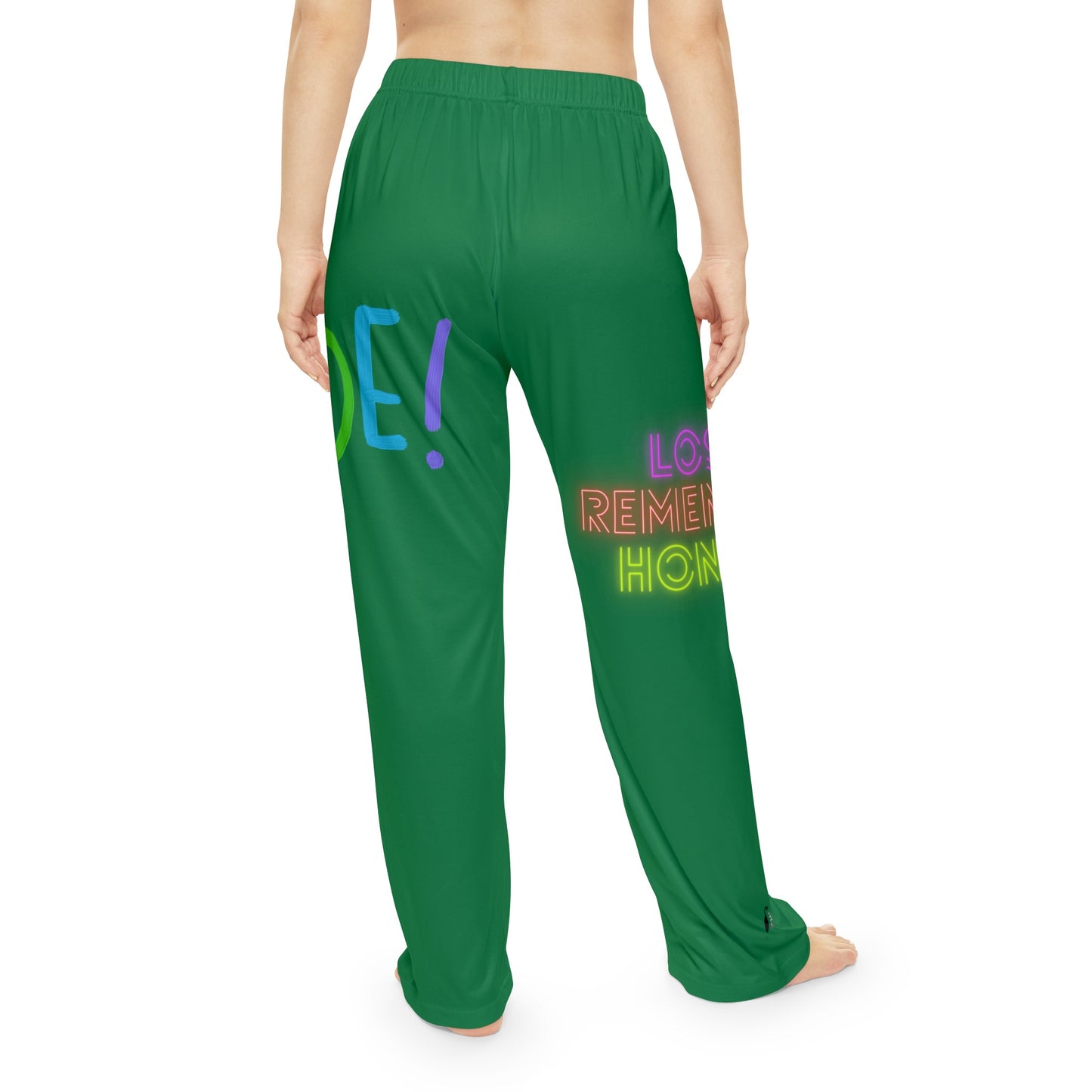 Women's Pajama Pants: LGBTQ Pride Dark Green