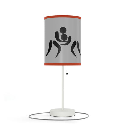 Lamp on a Stand, US|CA plug: Wrestling Lite Grey