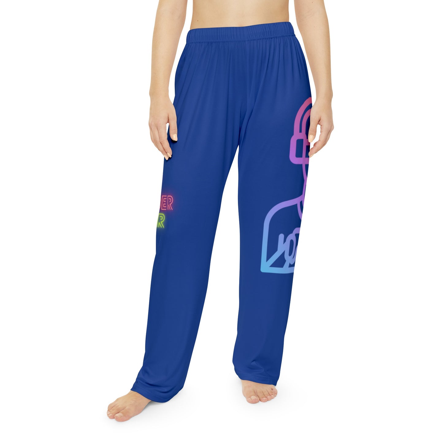 Women's Pajama Pants: Gaming Dark Blue