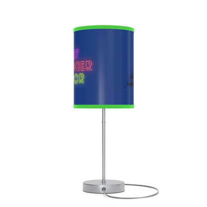 Lamp on a Stand, US|CA plug: Writing Dark Blue