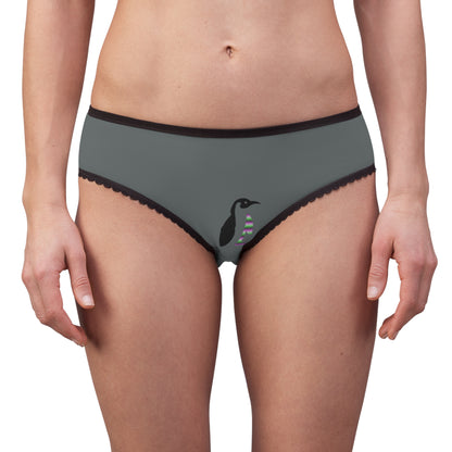 Women's Briefs: Skateboarding Dark Grey