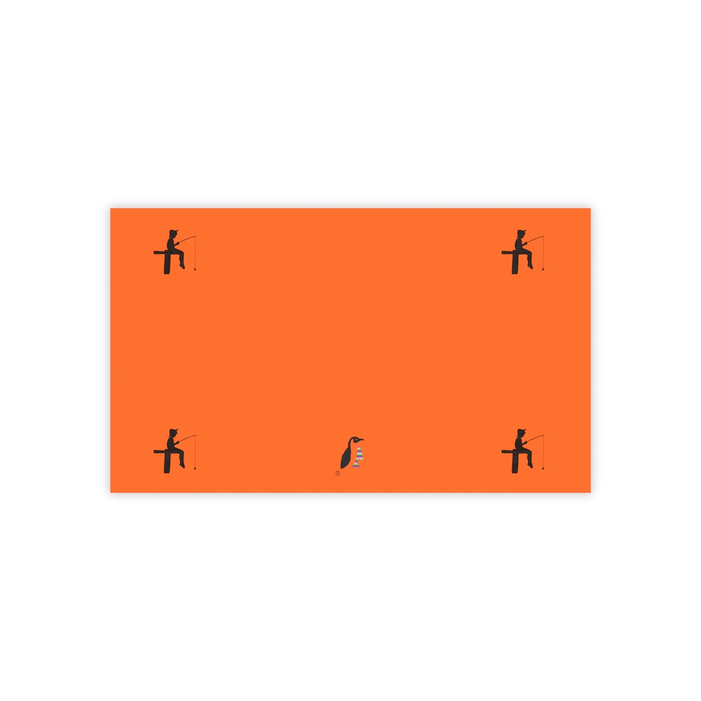 Post-it® Note Pads: Fishing Orange