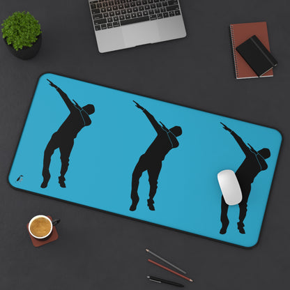 Desk Mat: Dance Turquoise