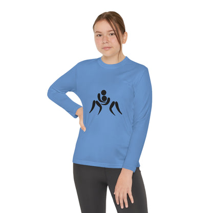 Youth Long Sleeve Competitor Tee: Wrestling