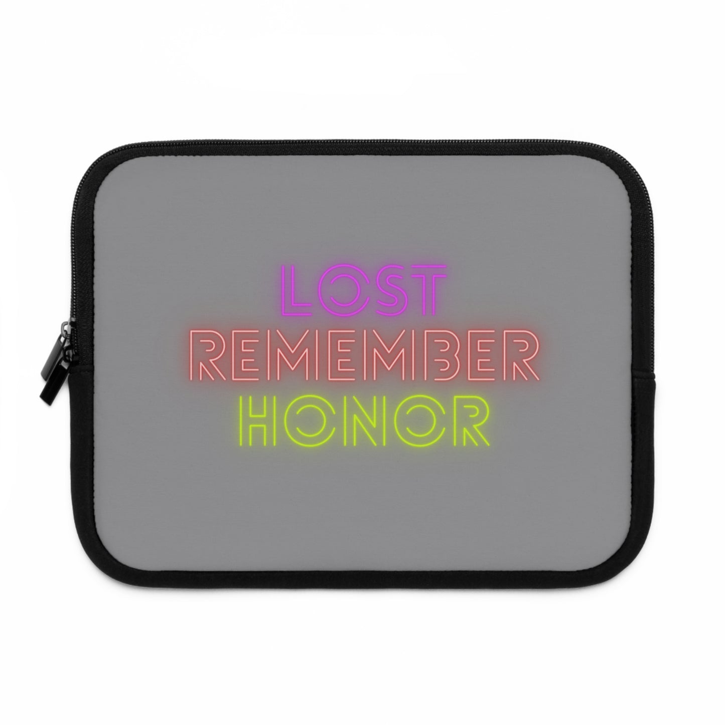 Laptop Sleeve: Lost Remember Honor Grey