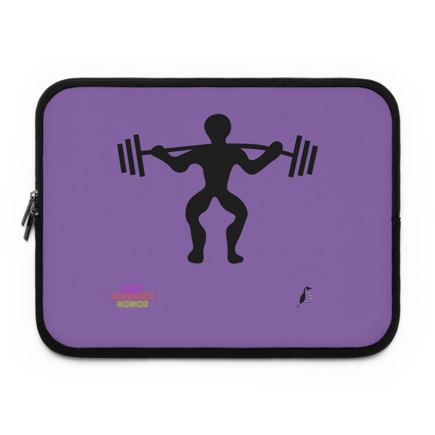 Laptop Sleeve: Weightlifting Lite Purple