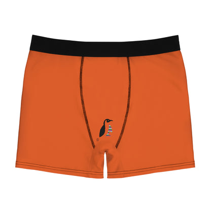 Men's Boxer Briefs: Dance Orange