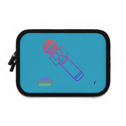 Laptop Sleeve: Music Turquoise