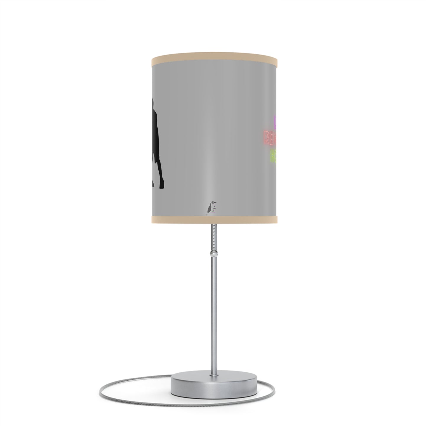 Lamp on a Stand, US|CA plug: Basketball Lite Grey 