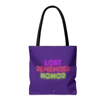 Tote Bag: Soccer Purple