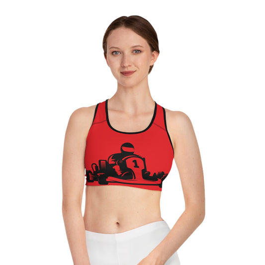 Sports Bra: Racing Red