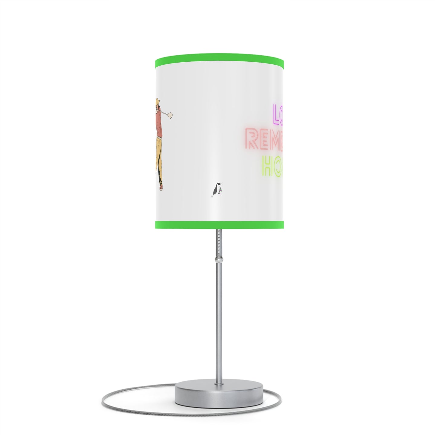 Lamp on a Stand, US|CA plug: Golf White 