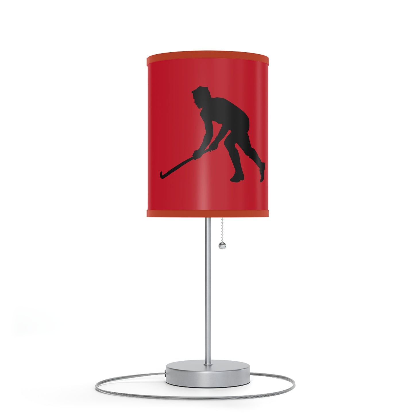 Lamp on a Stand, US|CA plug: Hockey Dark Red