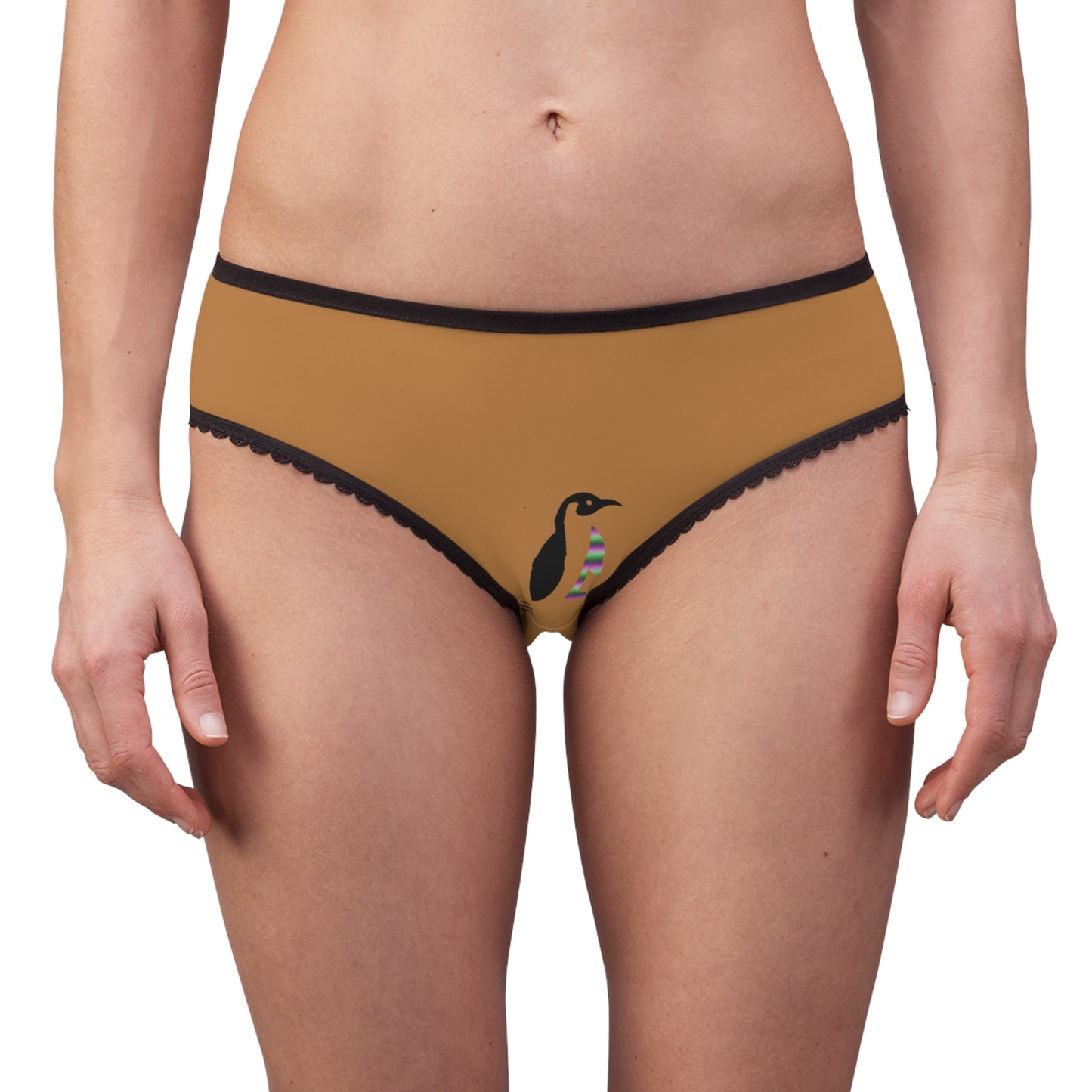 Women's Briefs: Basketball Lite Brown