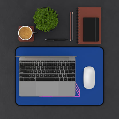 Desk Mat: Bowling Dark Blue