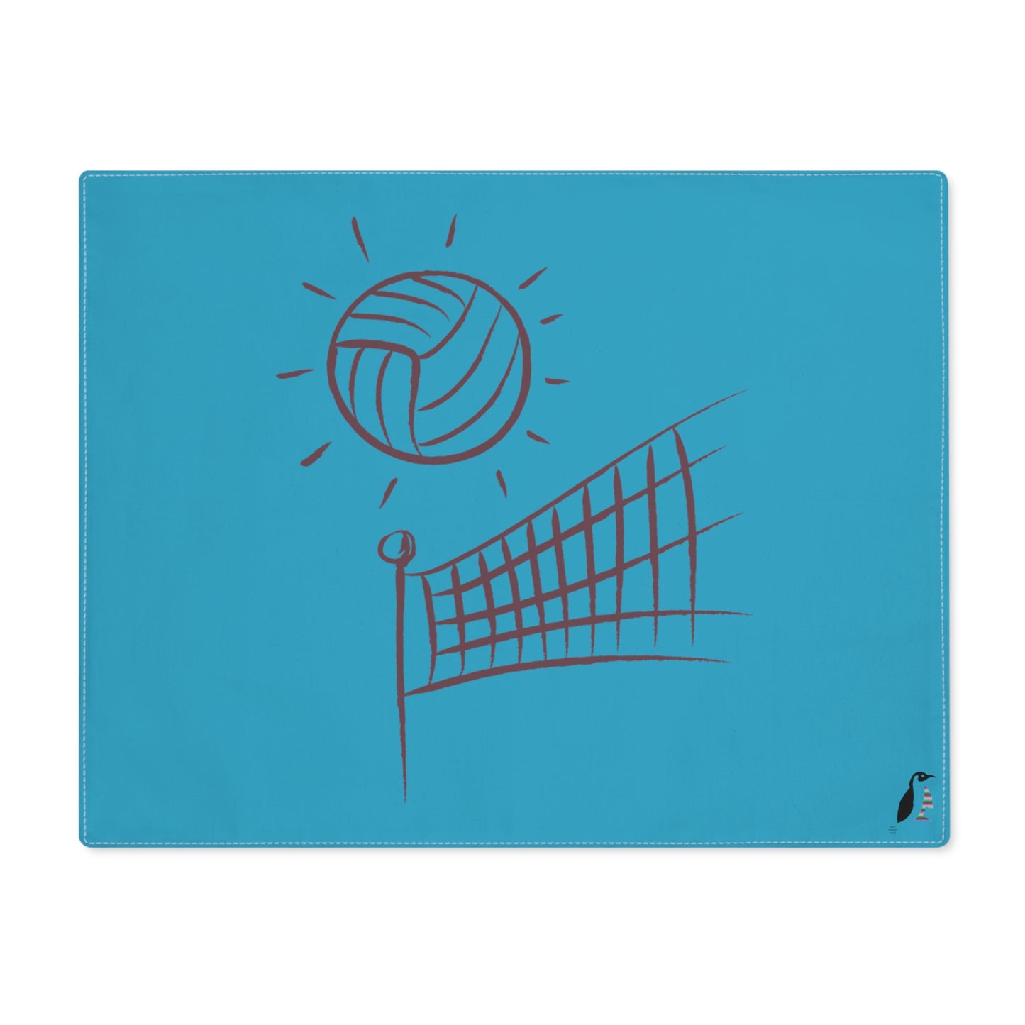 Placemat, 1pc: Volleyball Turquoise