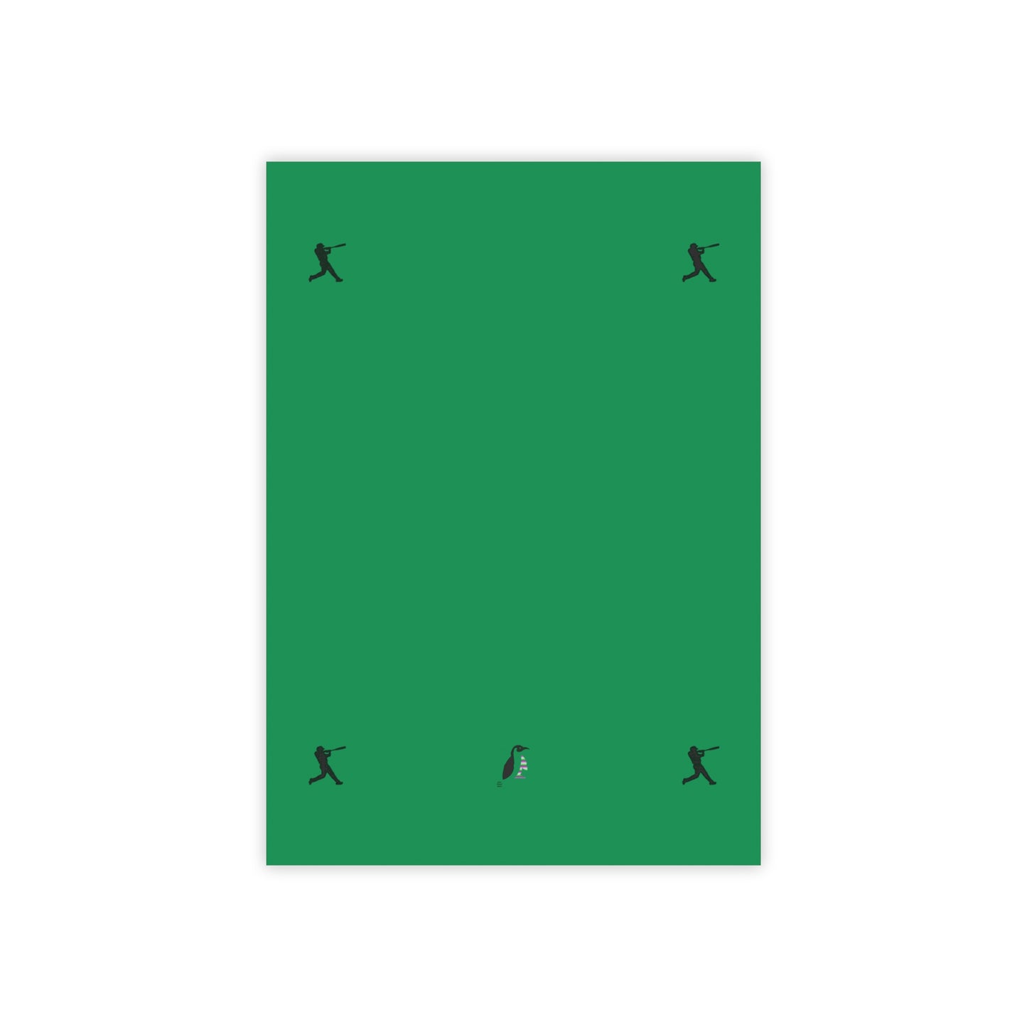 Post-it® Note Pads: Baseball Dark Green