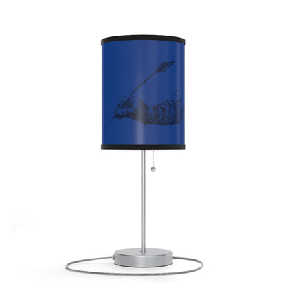 Lamp on a Stand, US|CA plug: Writing Dark Blue