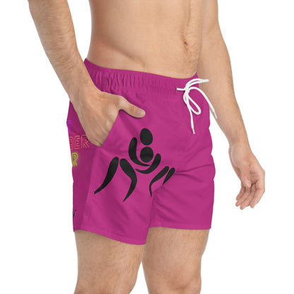 Swim Trunks: Wrestling Pink