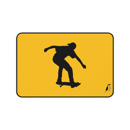 Desk Mat: Skateboarding Yellow