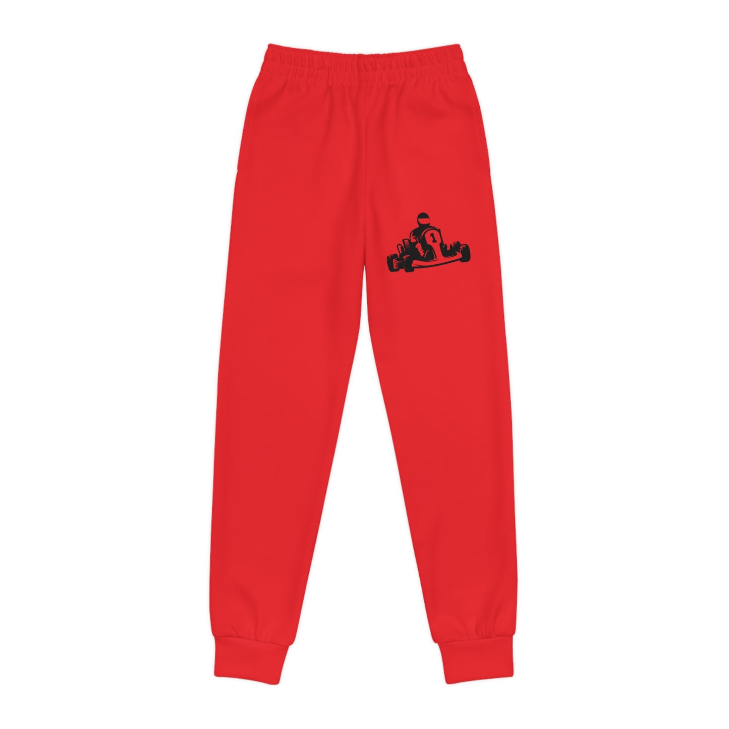 Youth Joggers: Racing Red