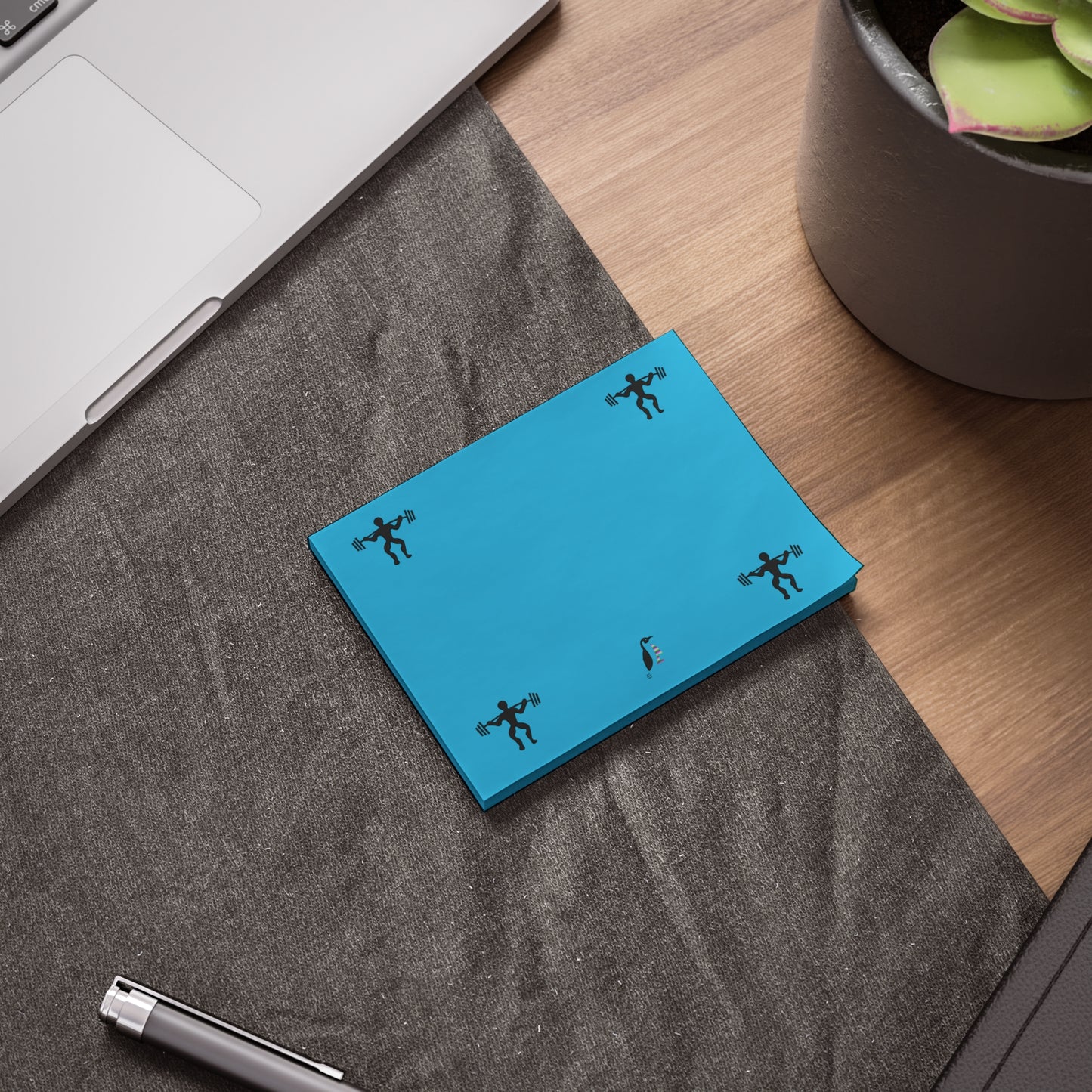 Post-it® Note Pads: Weightlifting Turquoise