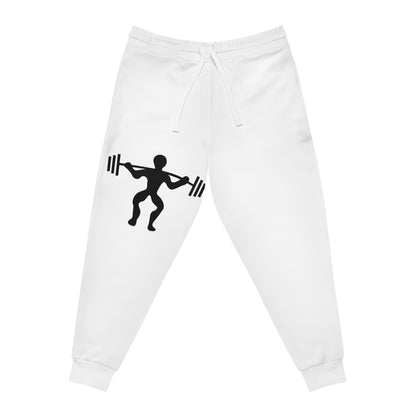 Athletic Joggers: Weightlifting White