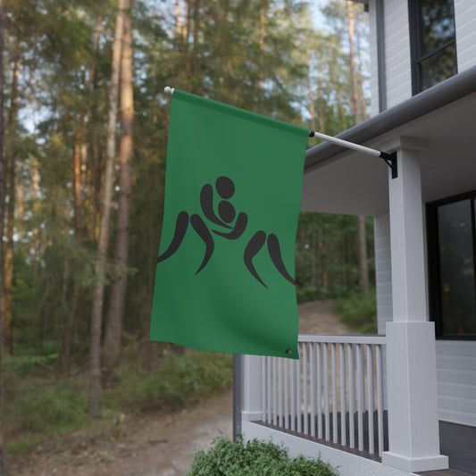 House Banner: Wrestling Dark Green
