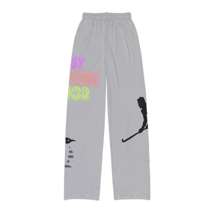 Kids Pajama Pants: Hockey Lite Grey