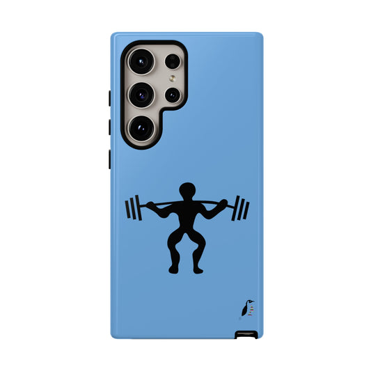 Tough Cases (for Samsung & Google): Weightlifting Lite Blue