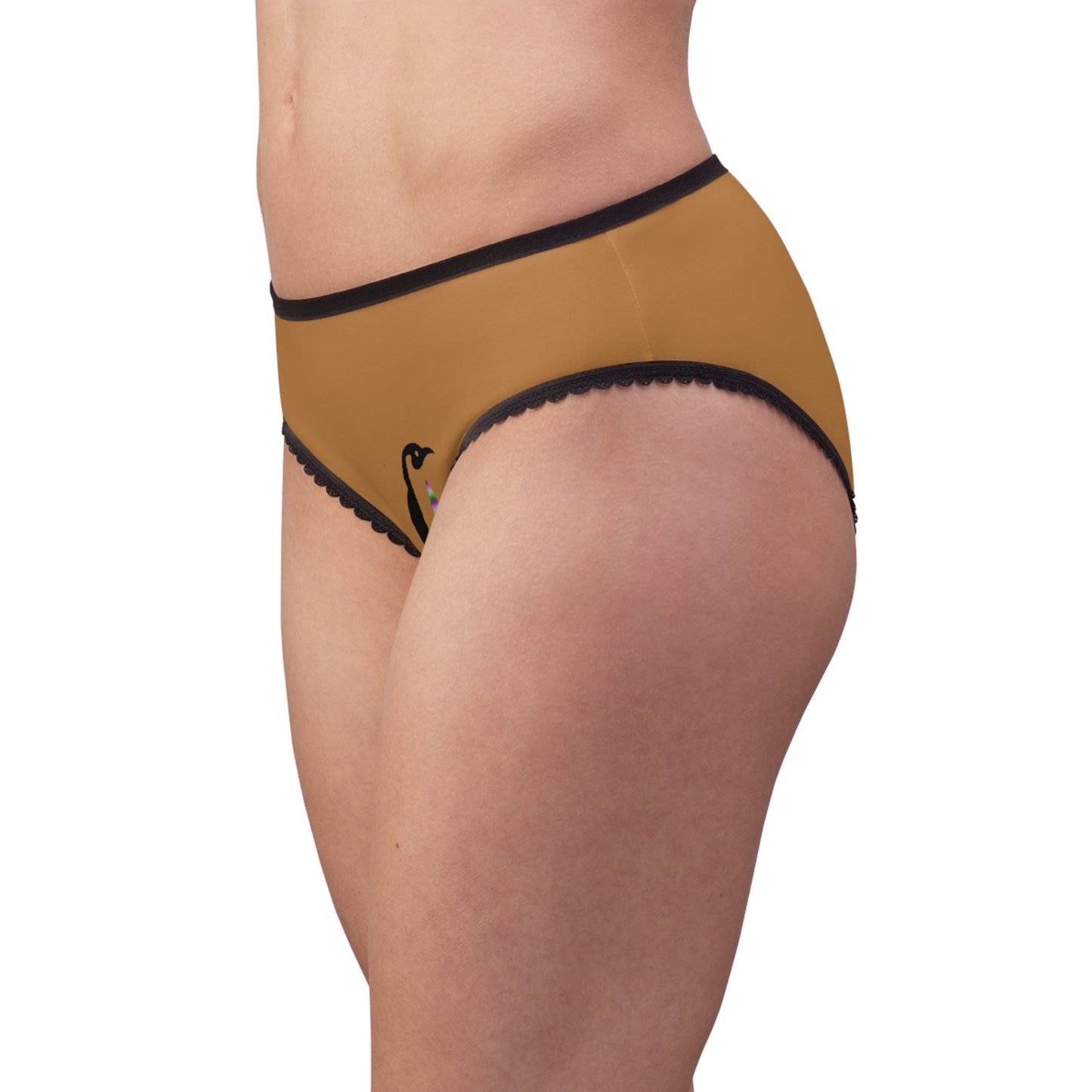 Women's Briefs: Skateboarding Lite Brown