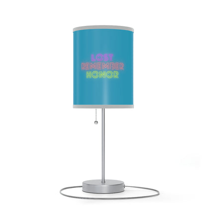 Lamp on a Stand, US|CA plug: Dragons Turquoise