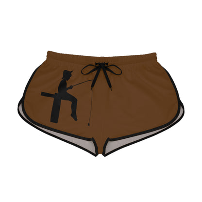 Women's Relaxed Shorts: Fishing Brown