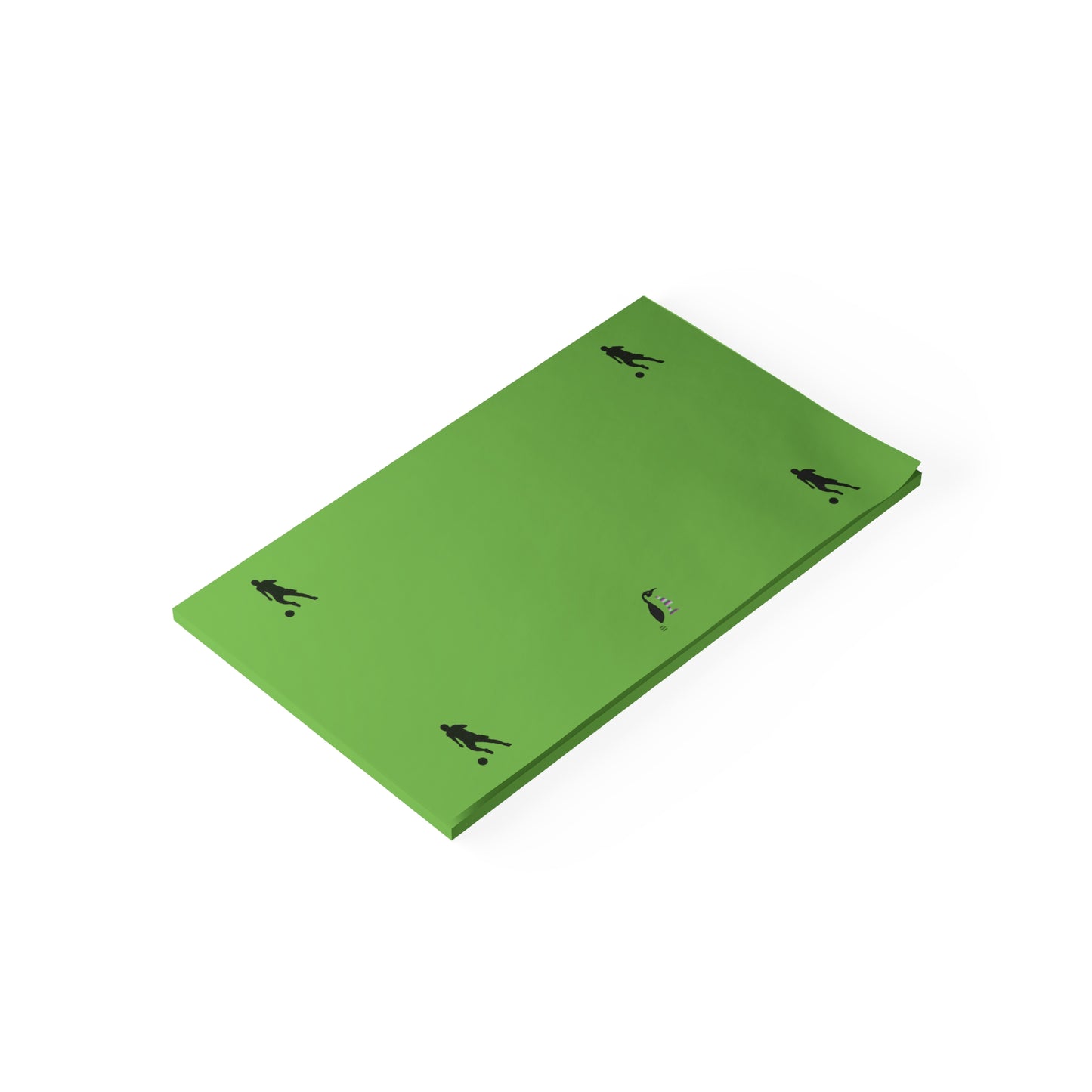 Post-it® Note Pads: Soccer Green