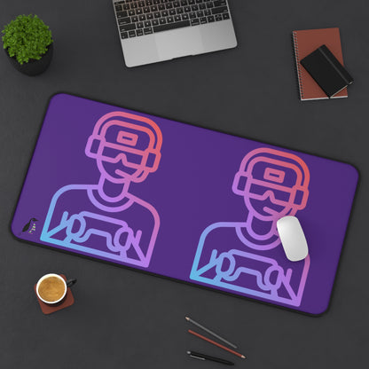 Desk Mat: Gaming Purple