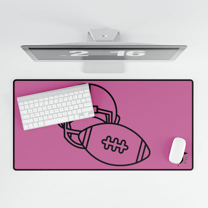 Desk Mats: Football Lite Pink