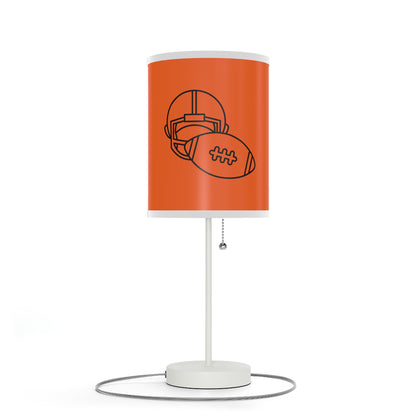 Lamp on a Stand, US|CA plug: Football Orange 