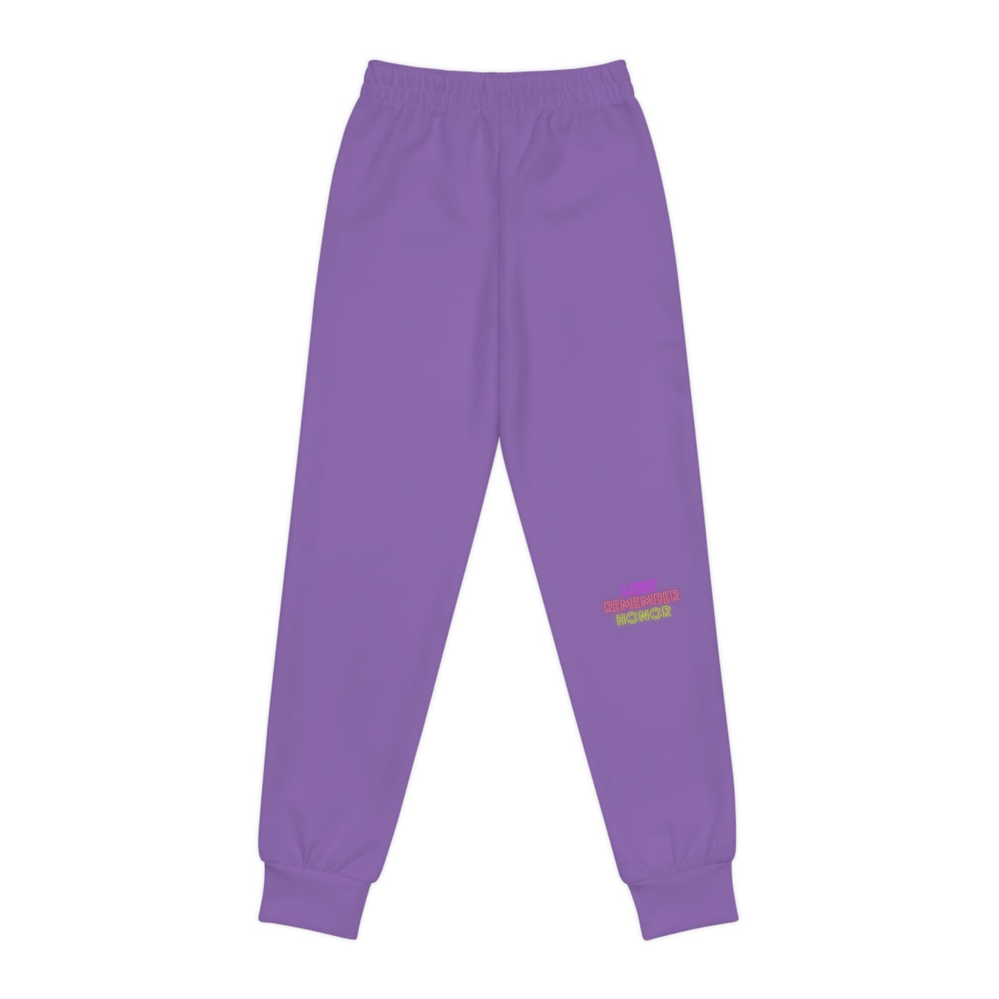 Youth Joggers: Crazy Penguin World Logo Lite Purple