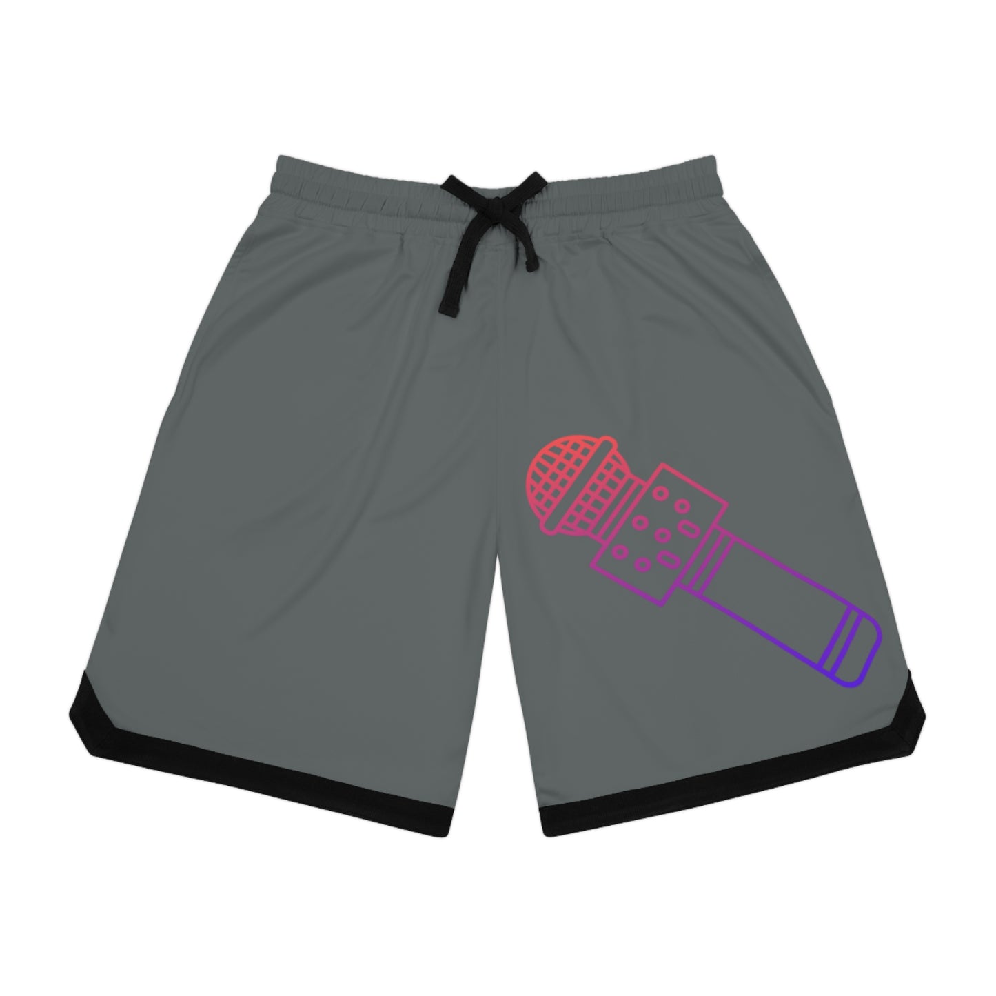 Basketball Rib Shorts: Music Dark Grey