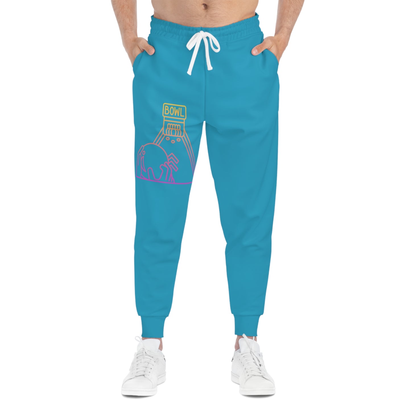 Athletic Joggers: Bowling Turquoise