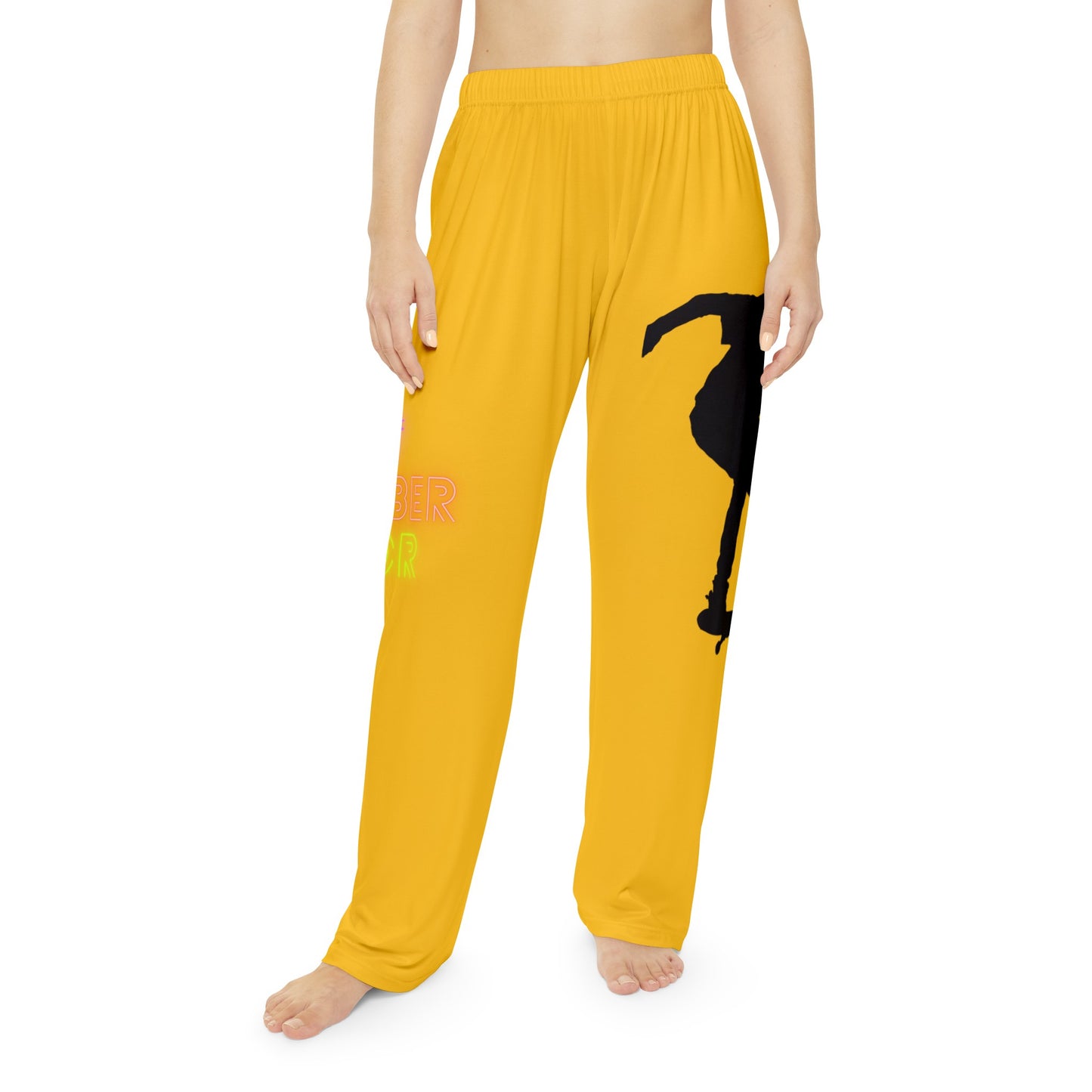 Women's Pajama Pants: Skateboarding Yellow