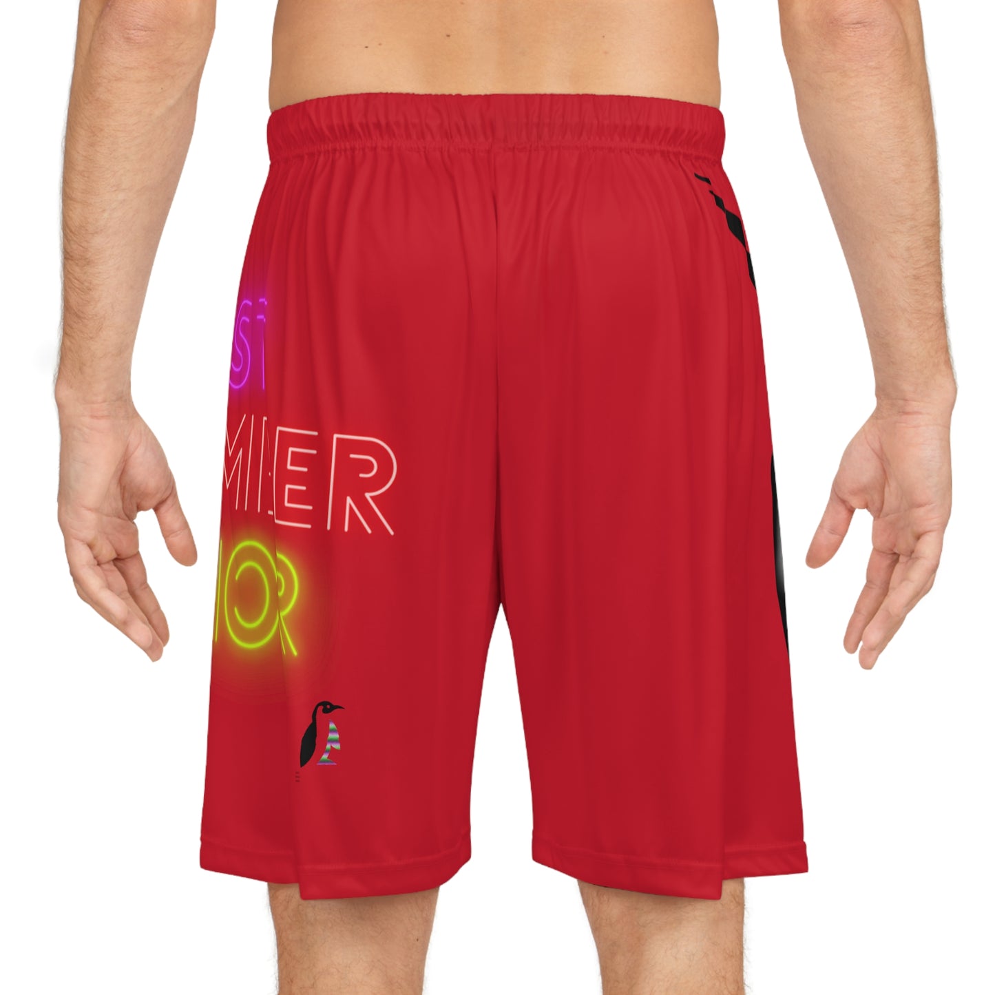 Basketball Shorts: Dance Dark Red