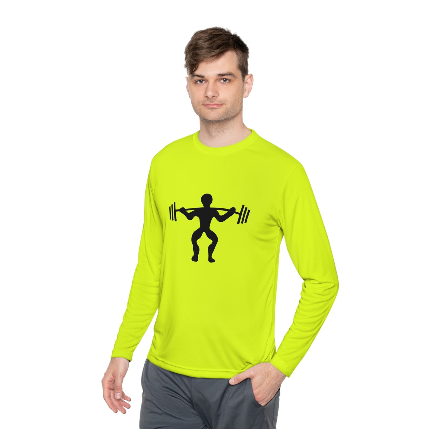 Lightweight Long Sleeve Tee: Weightlifting #1