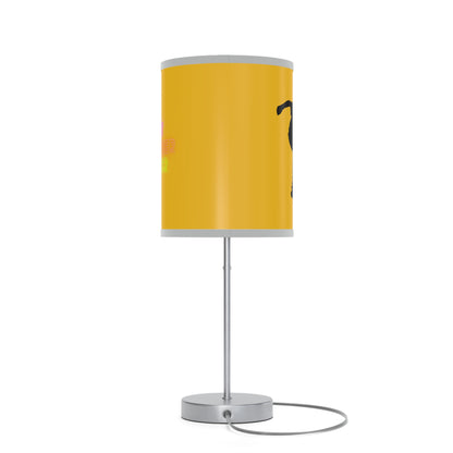 Lamp on a Stand, US|CA plug: Skateboarding Yellow