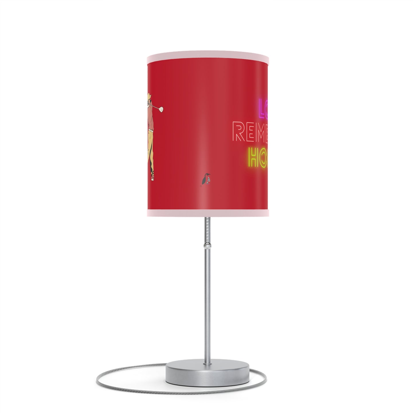 Lamp on a Stand, US|CA plug: Golf Dark Red